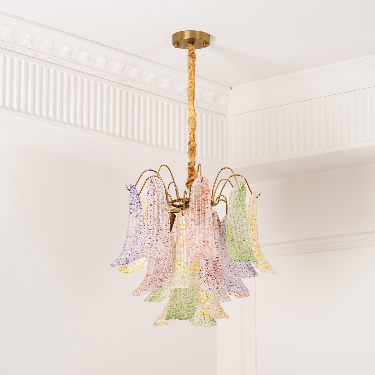 Venini Colorful Murano Glass Chandelier - YIOSI