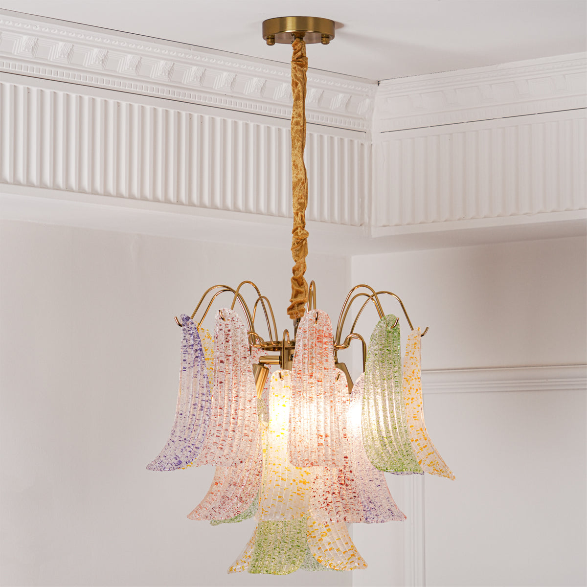 Venini Colorful Murano Glass Chandelier - YIOSI