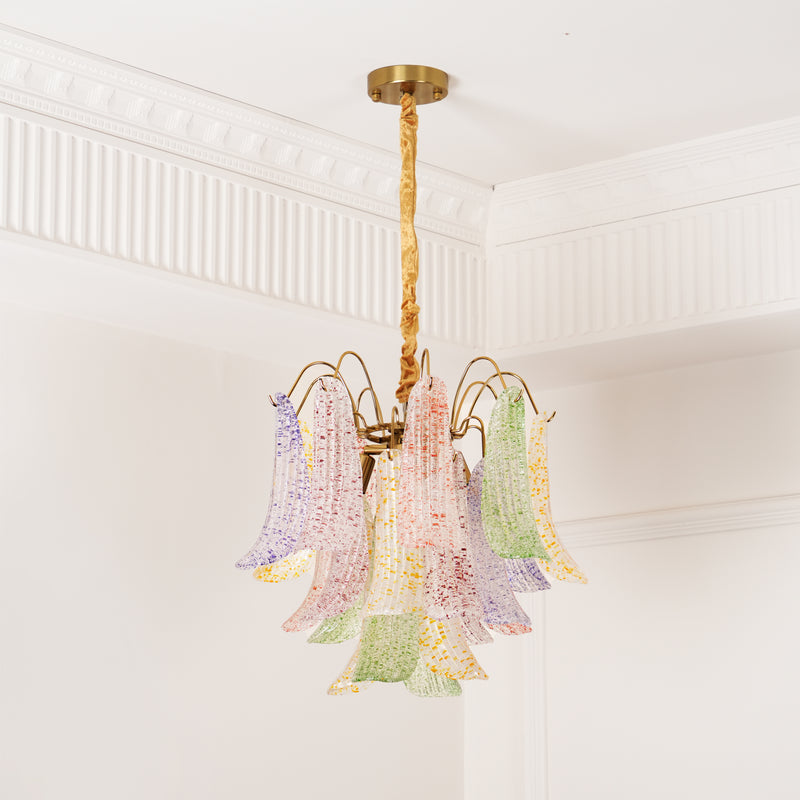 Venini Colorful Murano Glass Chandelier - YIOSI