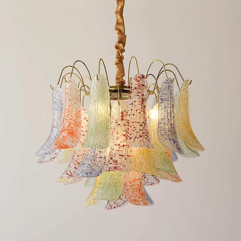 Venini Colorful Murano Glass Chandelier - YIOSI