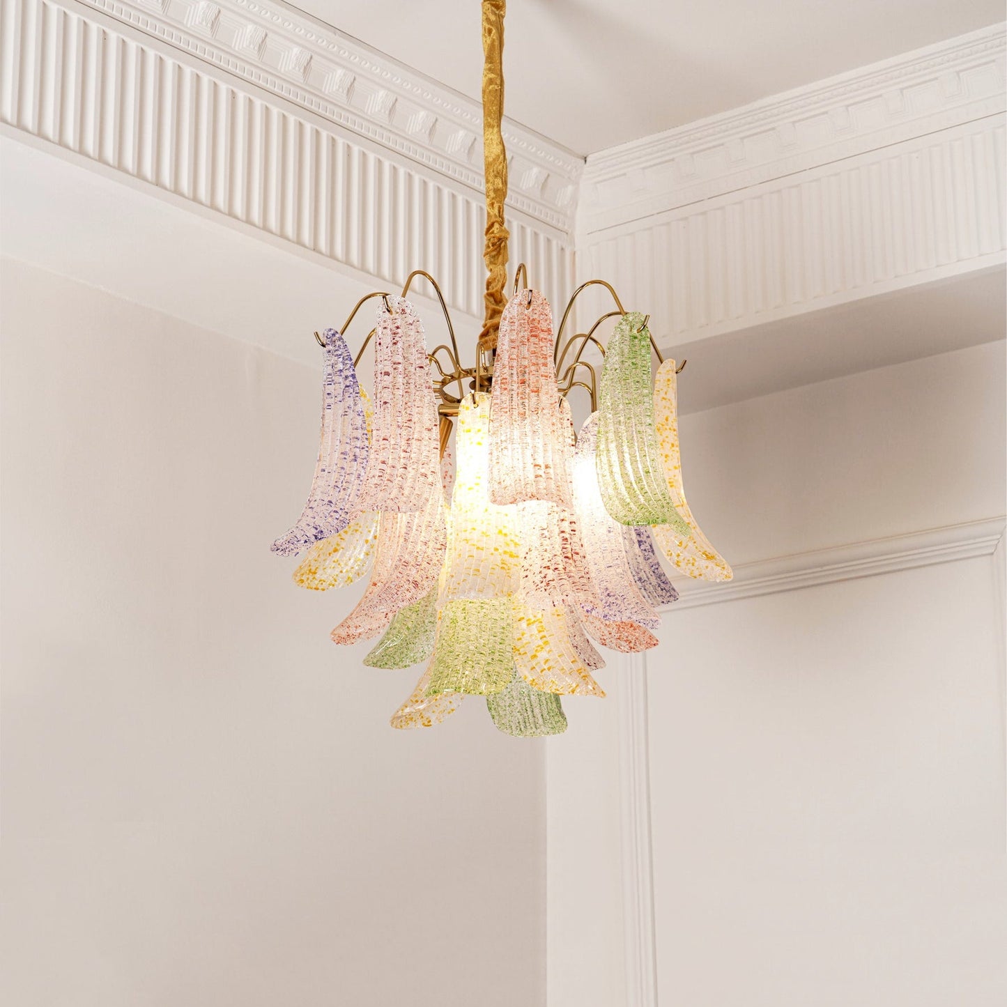 Venini Colorful Murano Glass Chandelier - YIOSI
