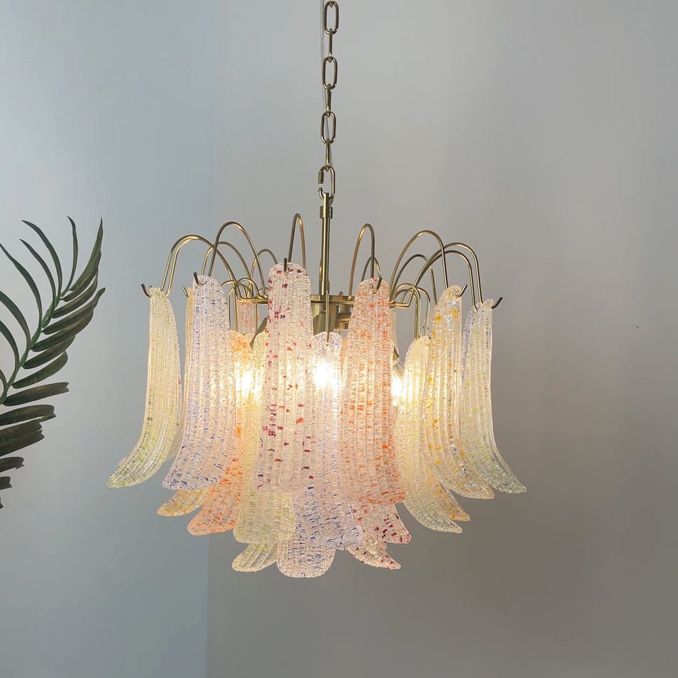 Venini Colorful Murano Glass Chandelier - YIOSI