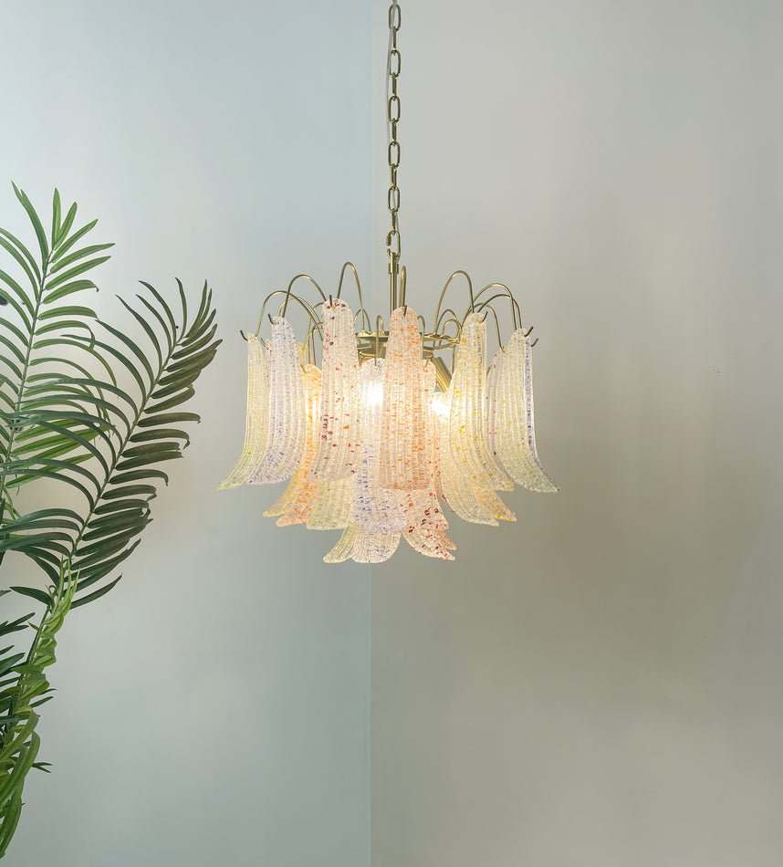Venini Colorful Murano Glass Chandelier - YIOSI