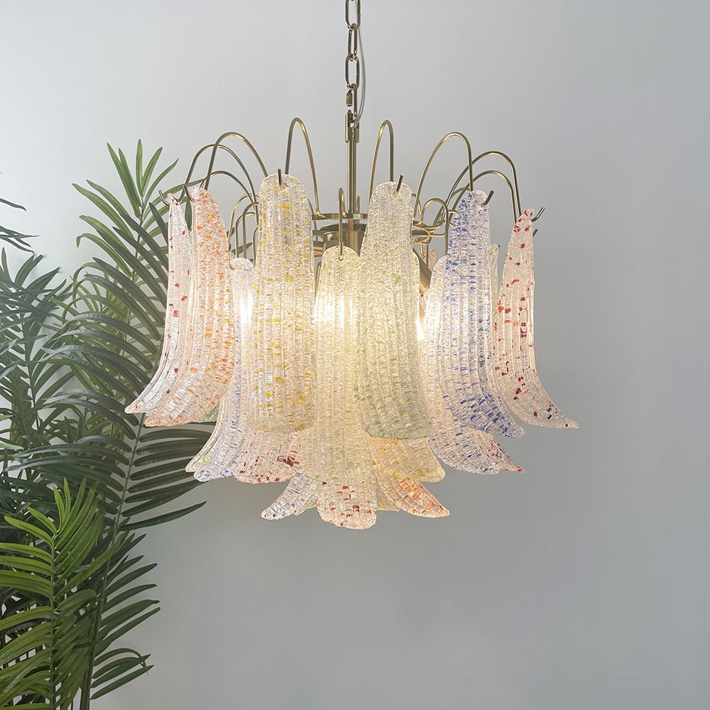 Venini Colorful Murano Glass Chandelier - YIOSI