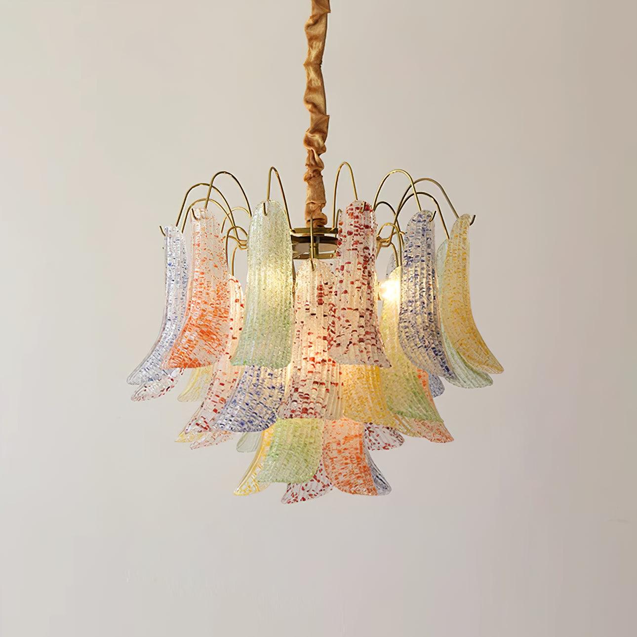 Venini Colorful Murano Glass Chandelier - YIOSI