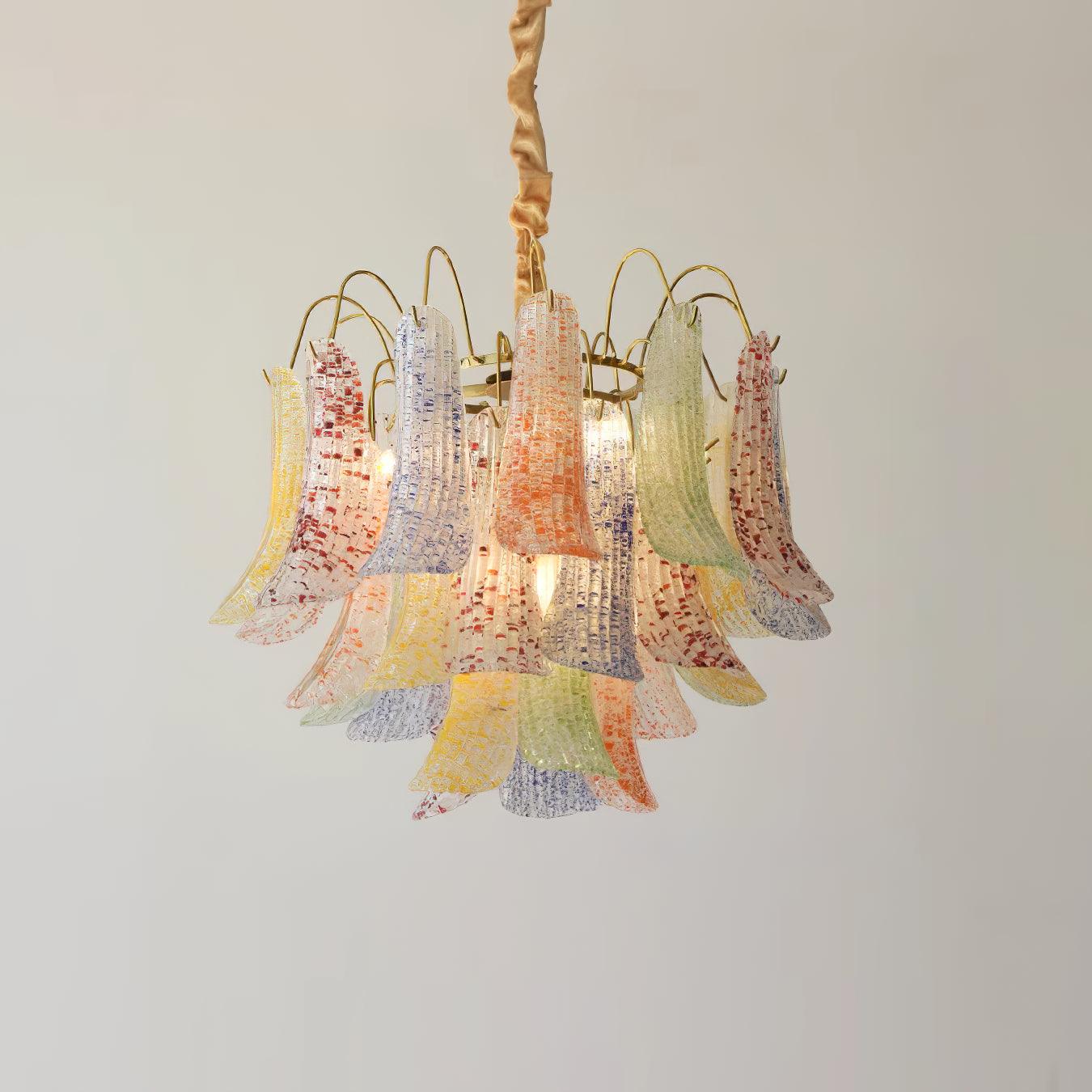 Venini Colorful Murano Glass Chandelier - YIOSI
