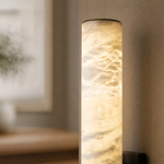 Verity Alabaster Modern Vertical Sconce