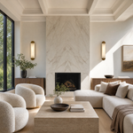 Verity Alabaster Modern Wall Sconce