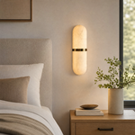 Verity Modern Alabaster Wall Sconce Lighting