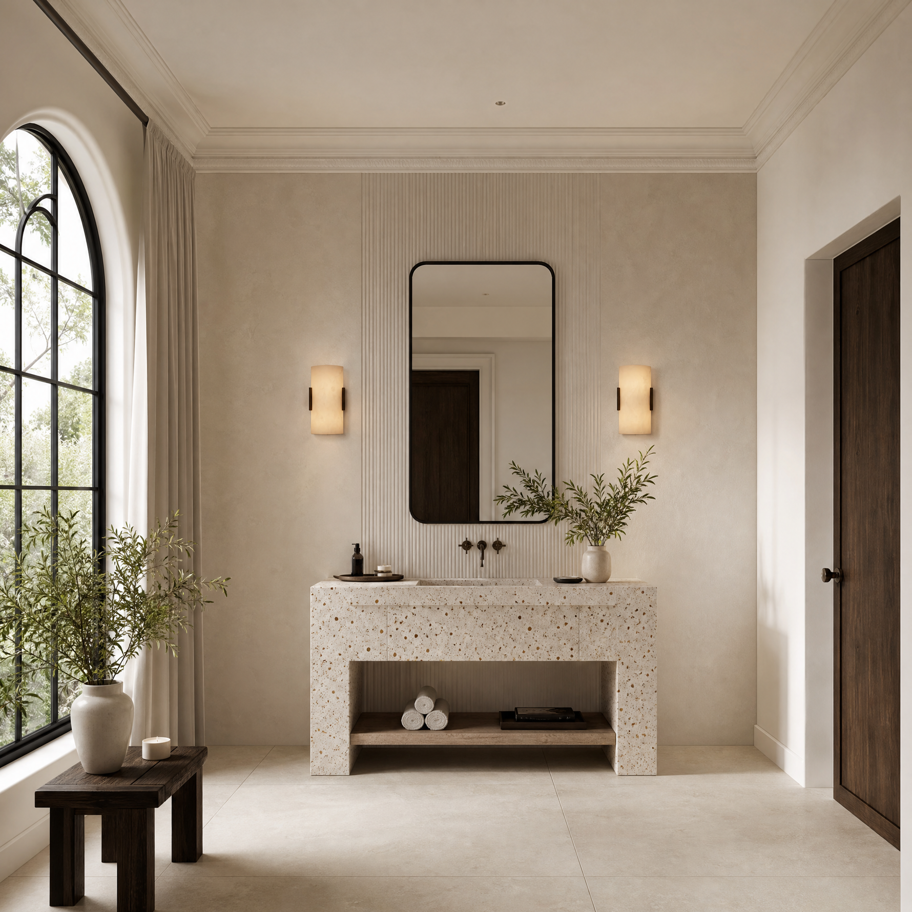 Veya Curved Plate Wall Sconce