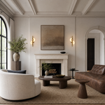 Veya Modern Alabaster Sculptural Wall Sconce