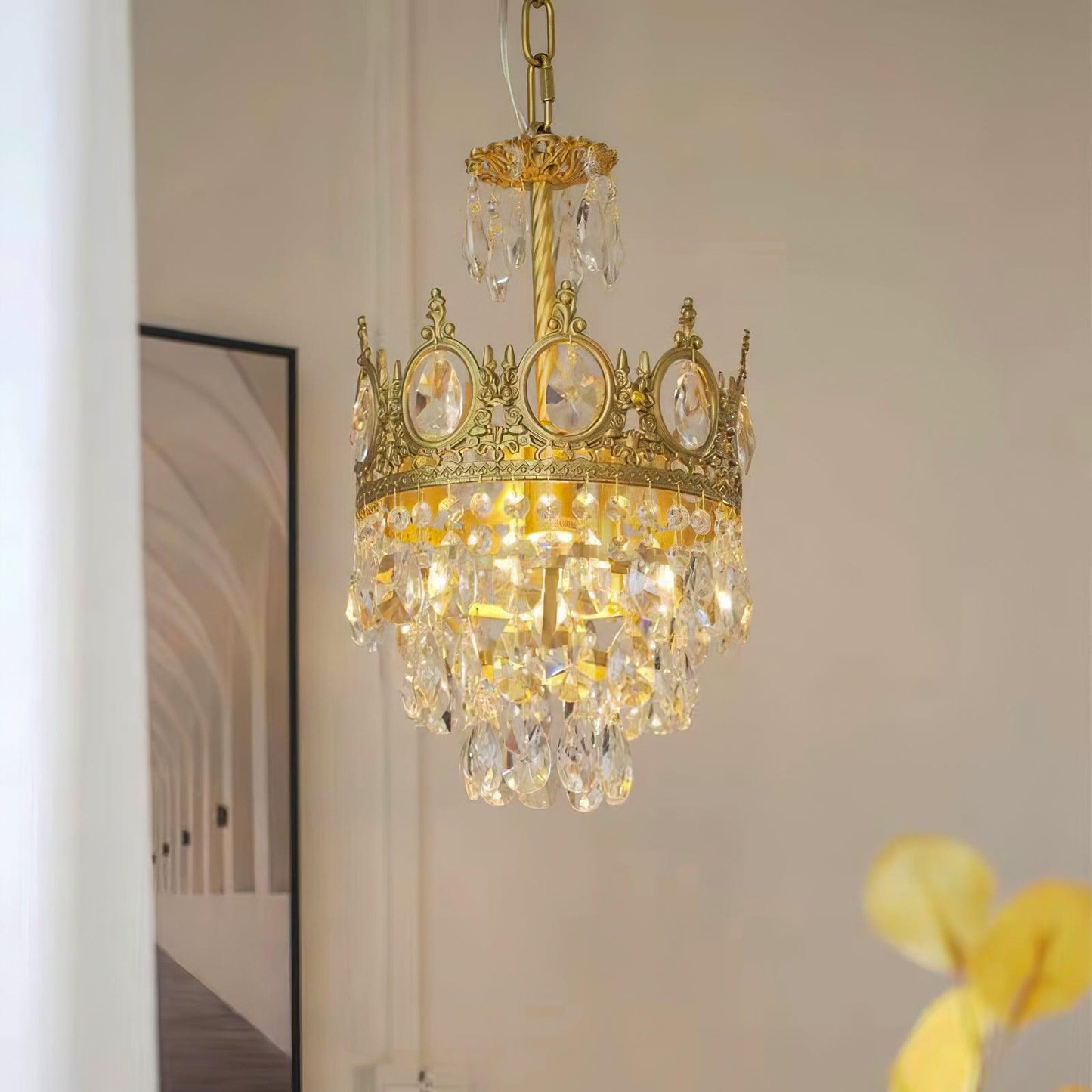 Vintage Crystal Chandelier - YIOSI