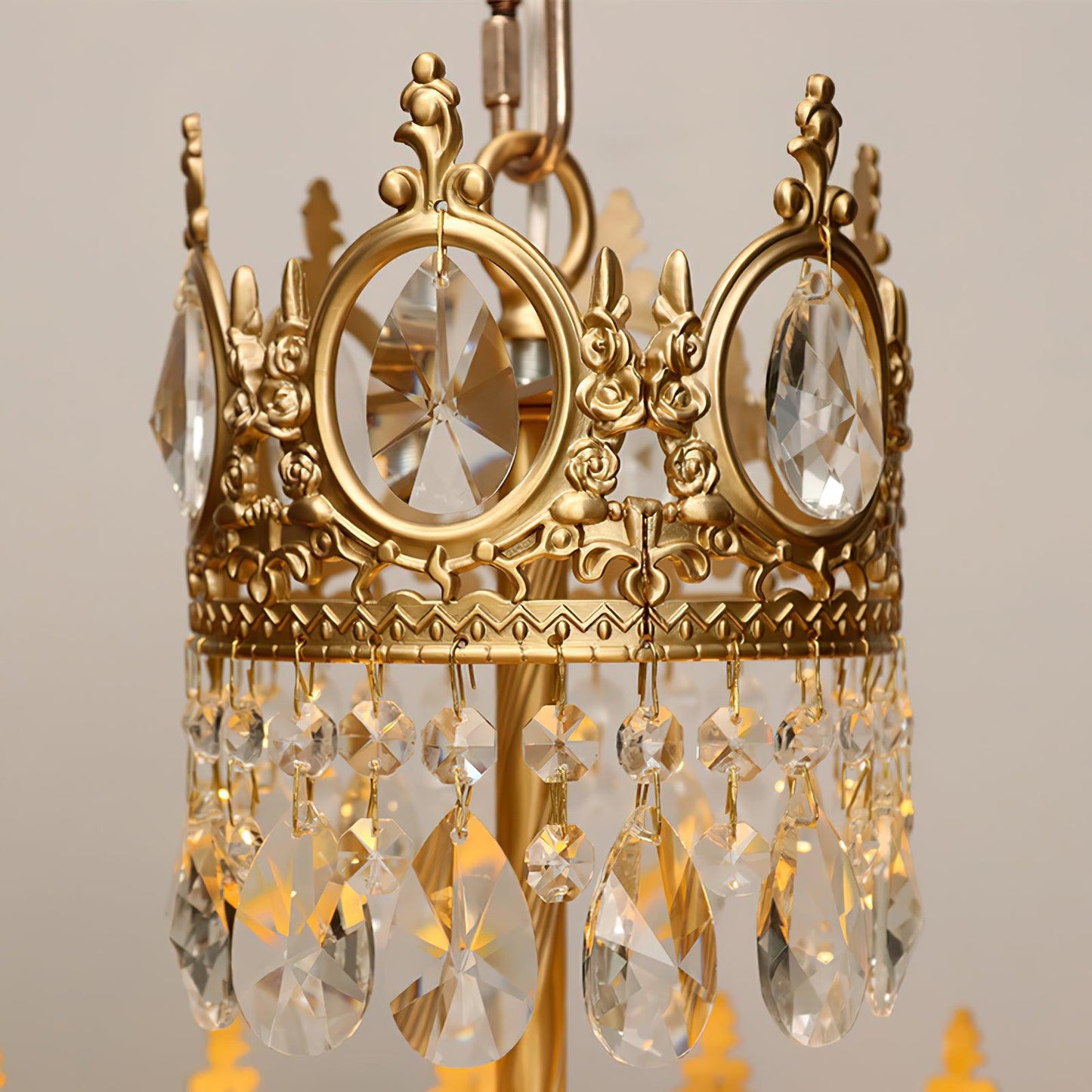 Vintage Crystal Chandelier - YIOSI