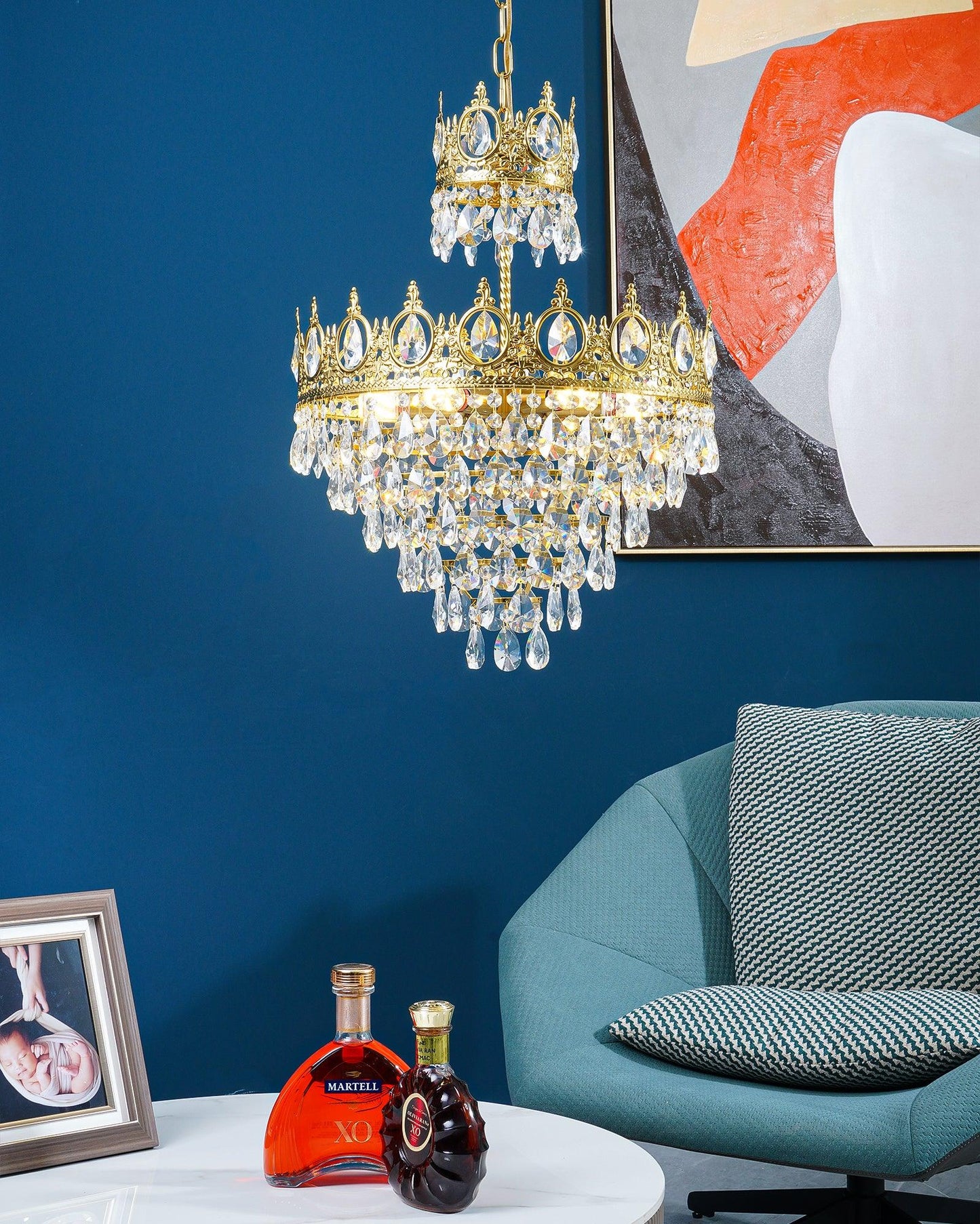 Vintage Crystal Chandelier - YIOSI