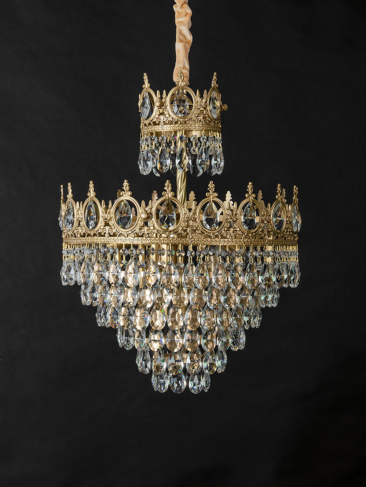 Vintage Crystal Chandelier - YIOSI