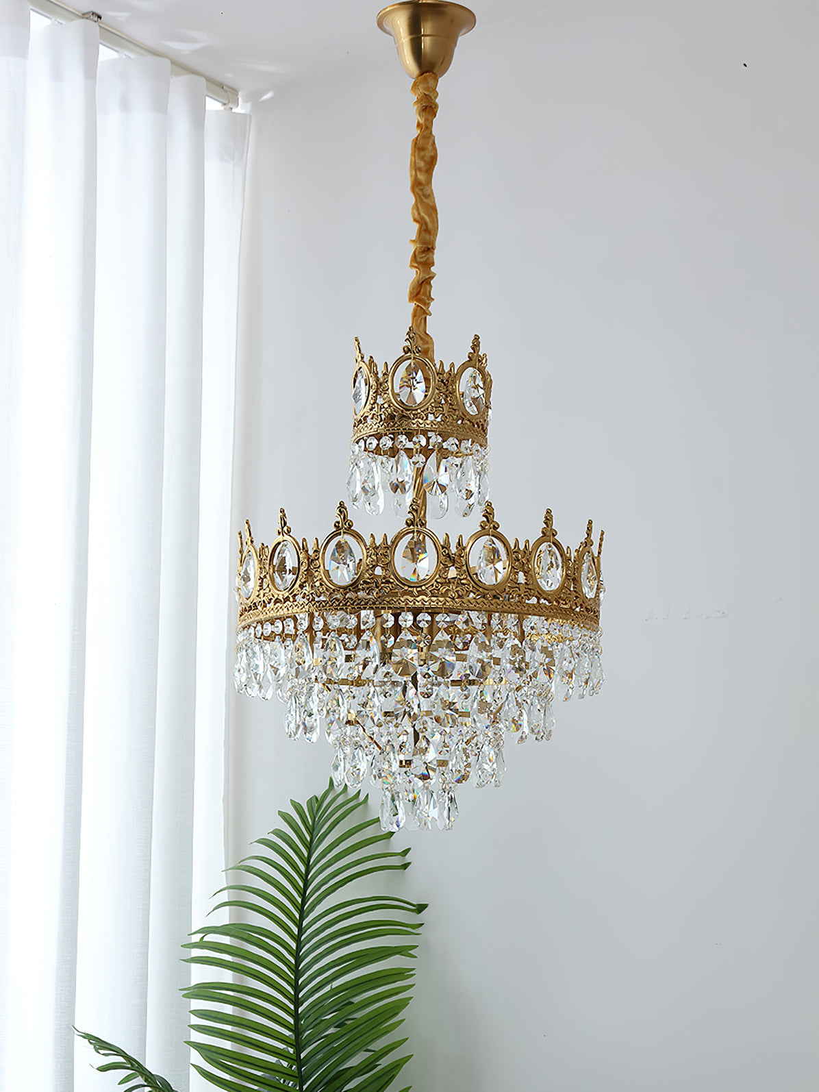 Vintage Crystal Chandelier - YIOSI