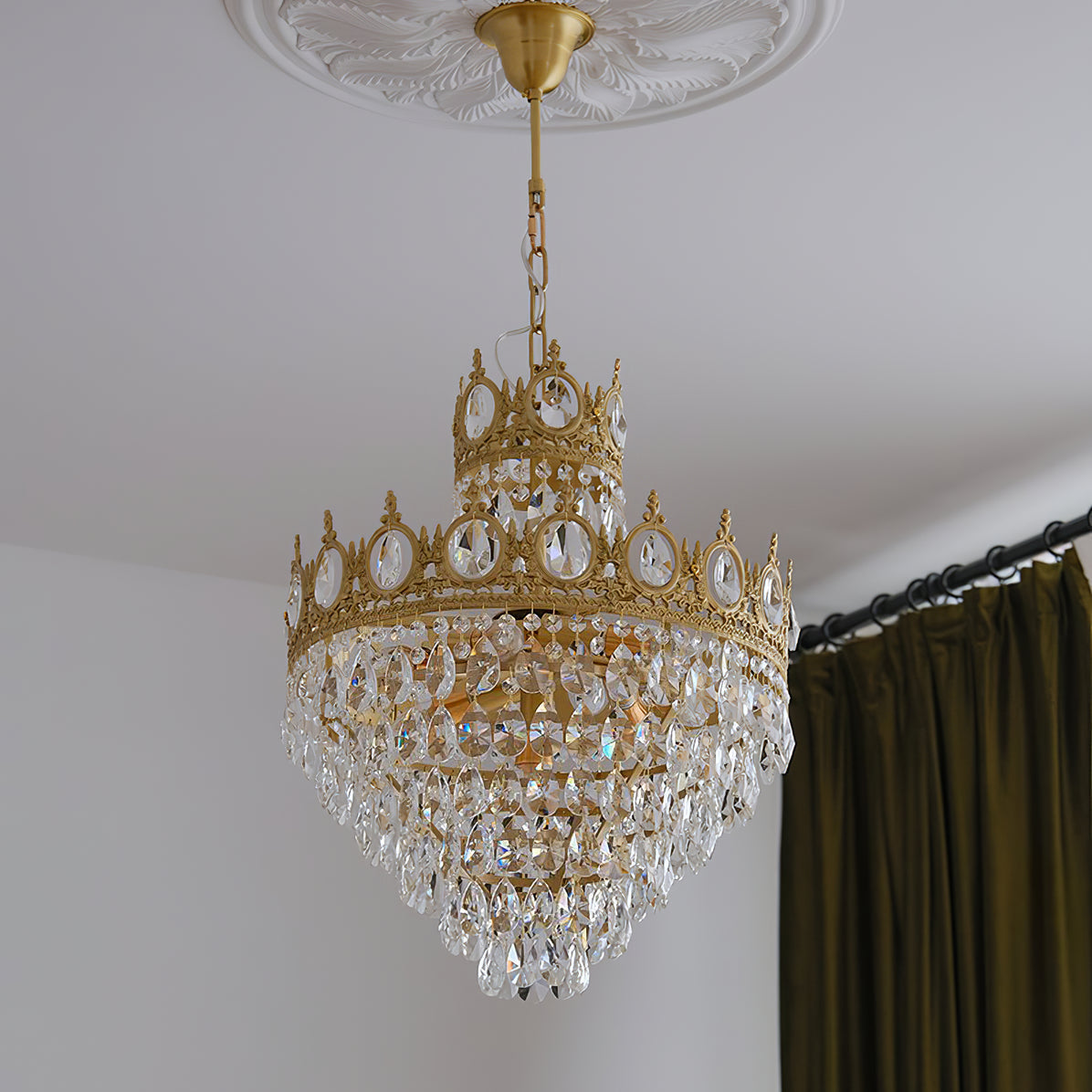 Vintage Crystal Chandelier - YIOSI