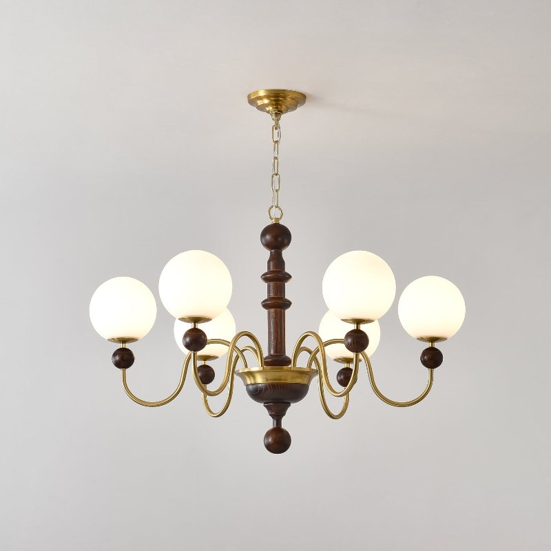 Vintage Curved Sphere Chandelier - YIOSI