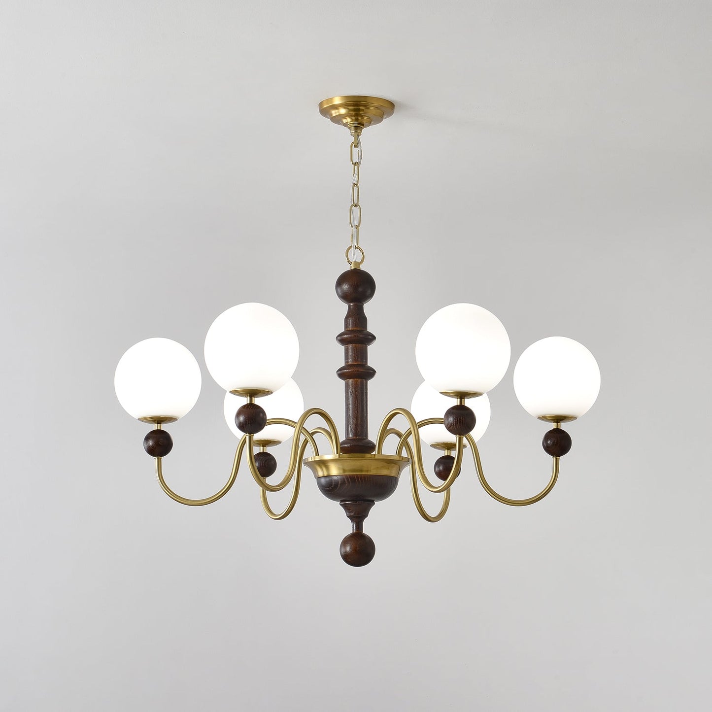 Vintage Curved Sphere Chandelier - YIOSI