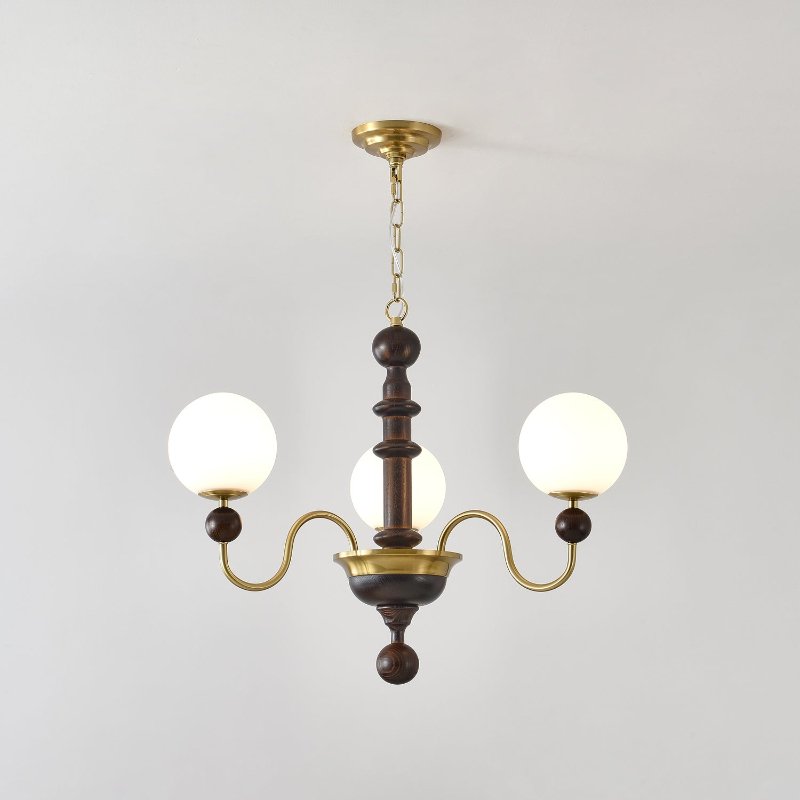 Vintage Curved Sphere Chandelier - YIOSI