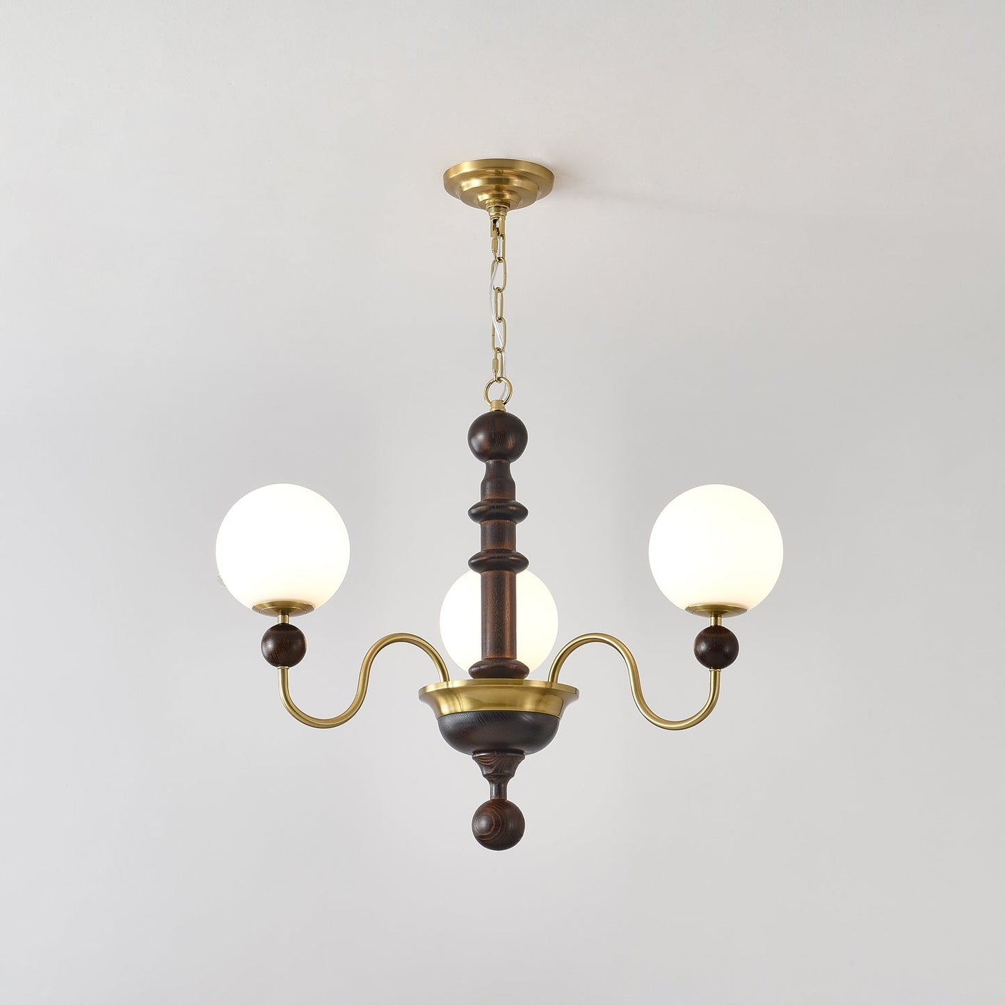 Vintage Curved Sphere Chandelier - YIOSI