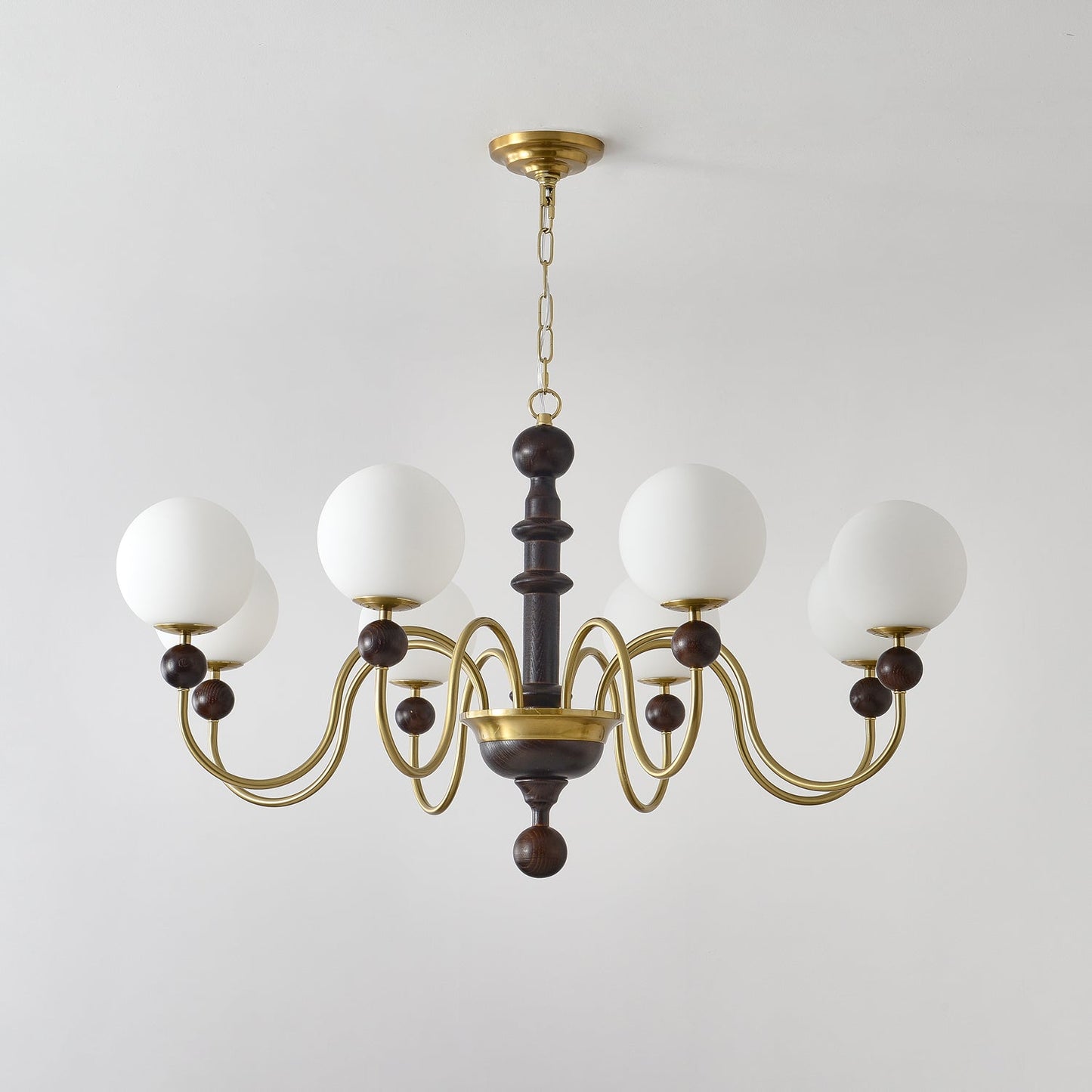 Vintage Curved Sphere Chandelier - YIOSI