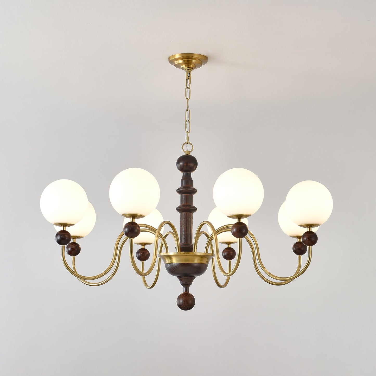 Vintage Curved Sphere Chandelier - YIOSI