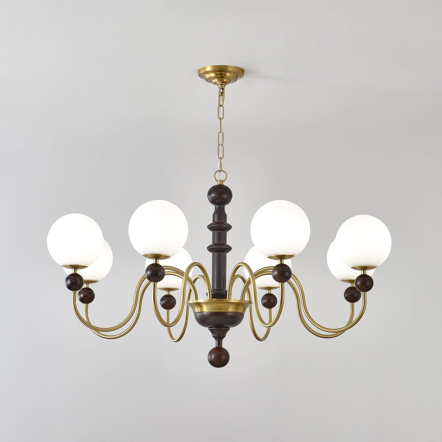 Vintage Curved Sphere Chandelier - YIOSI