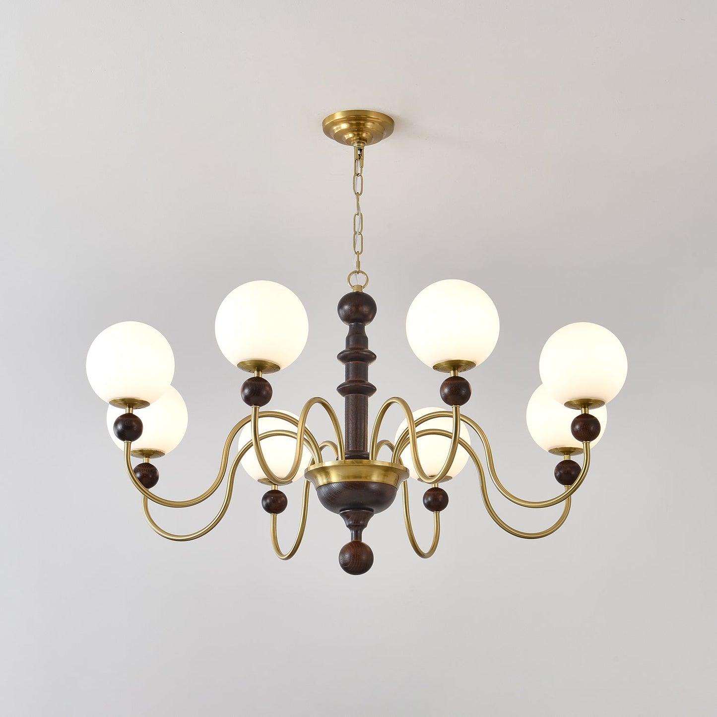 Vintage Curved Sphere Chandelier - YIOSI