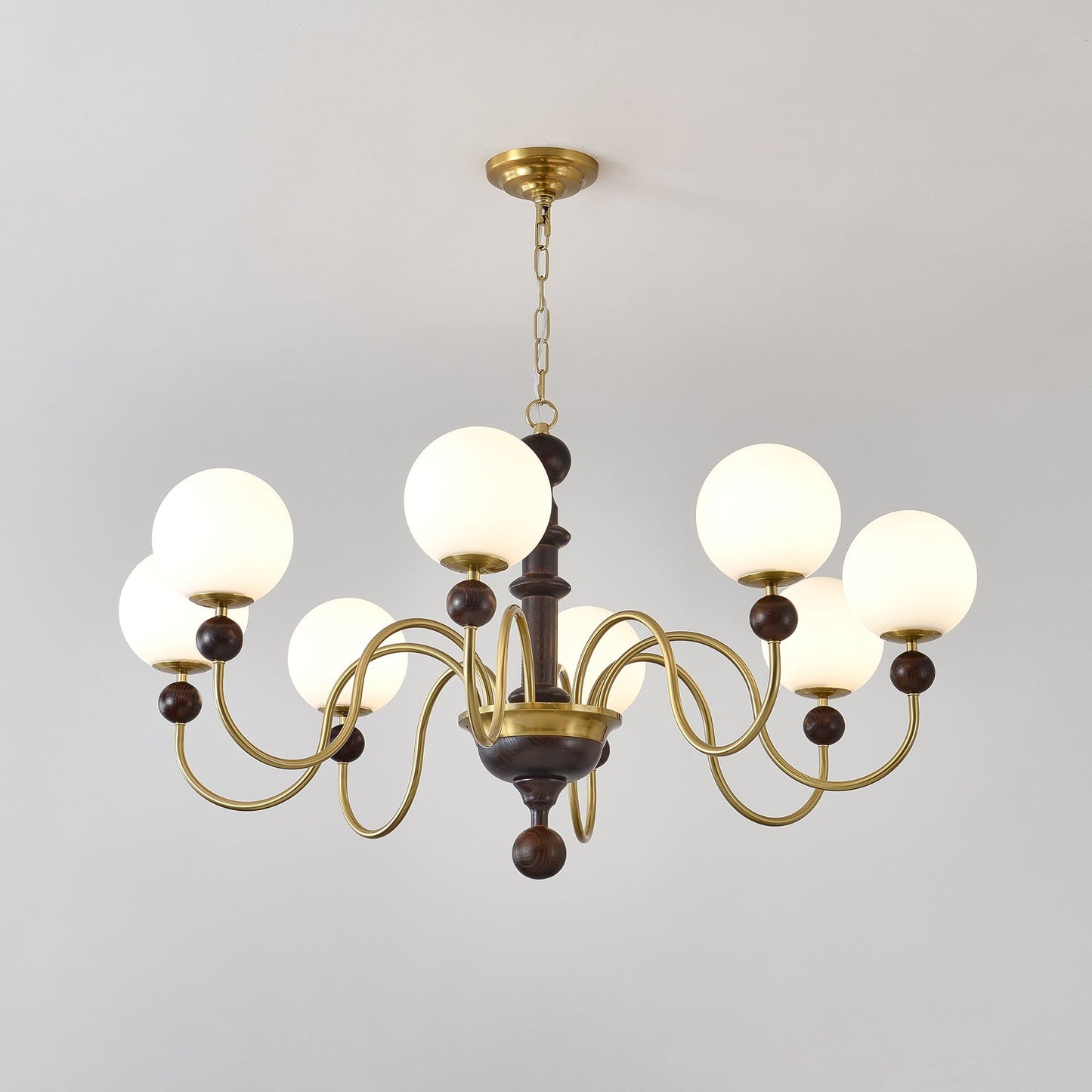 Vintage Curved Sphere Chandelier - YIOSI