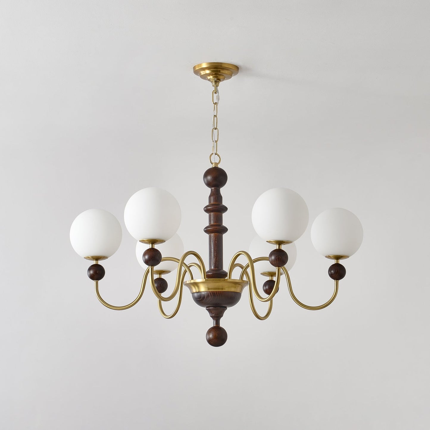 Vintage Curved Sphere Chandelier - YIOSI