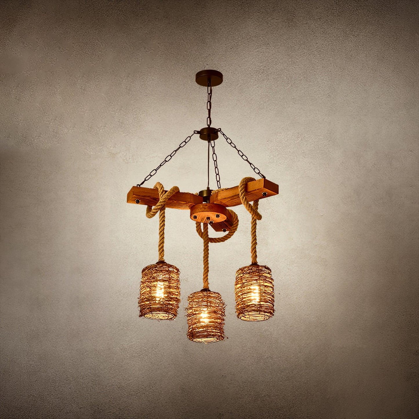 Vintage Farmhouse Chandelier - YIOSI