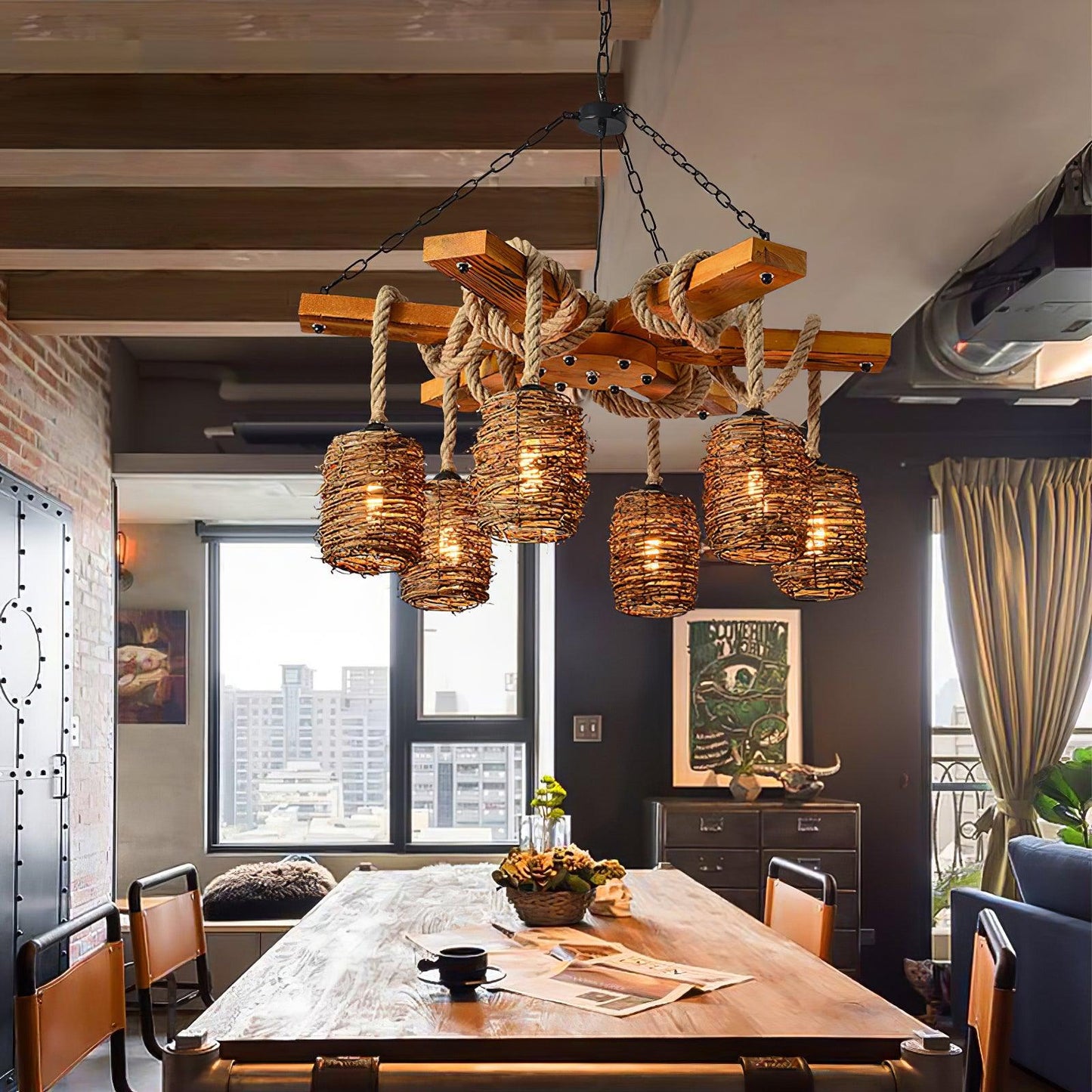 Vintage Farmhouse Chandelier - YIOSI
