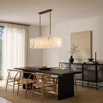 Vivian Modern Alabaster Rectangle Chandelier