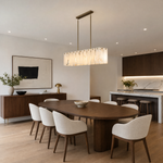 Vivian Modern Alabaster Rectangle Chandelier