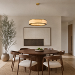 Vivian Modern Alabaster Round Chandelier