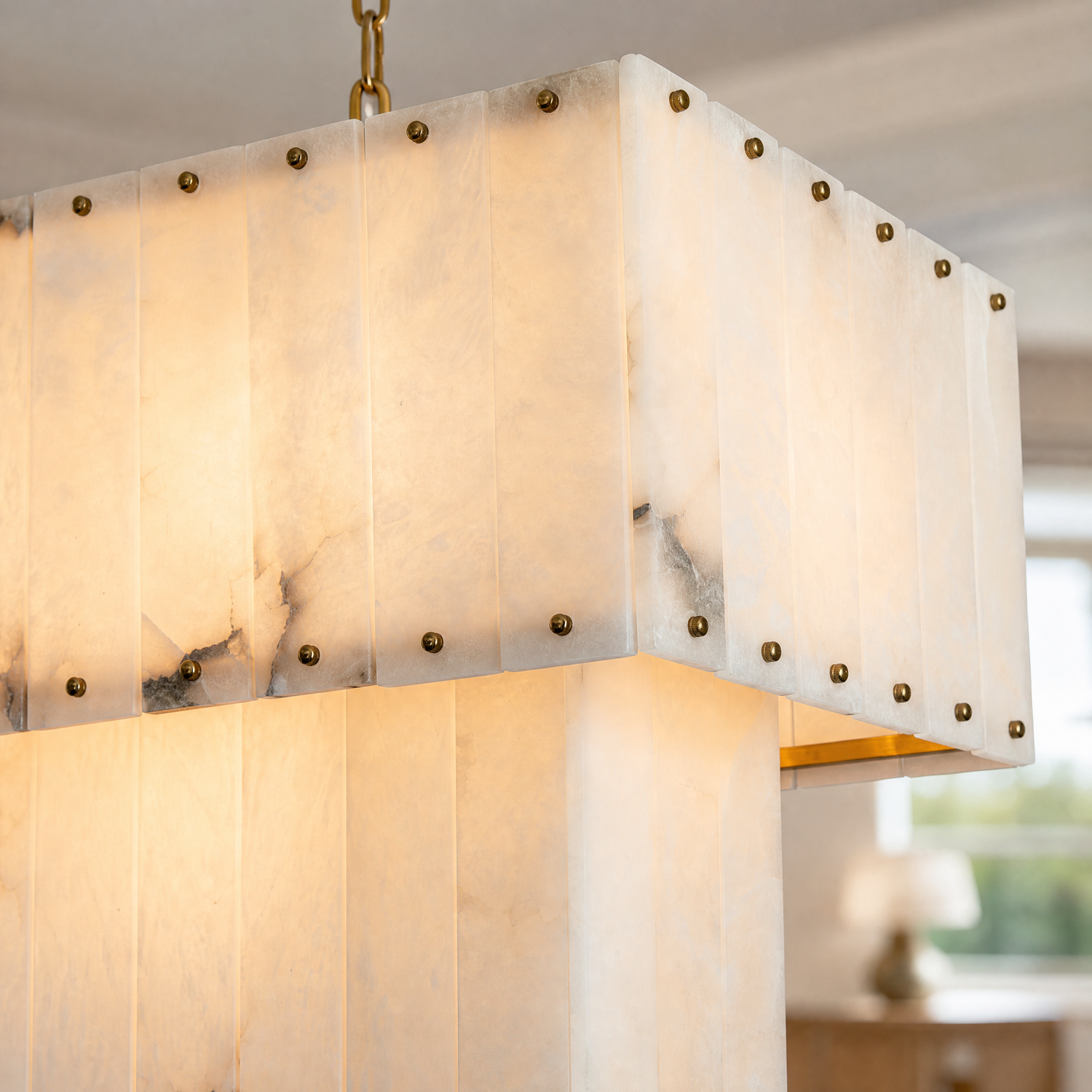 Vivian Modern Rectangular Dining Chandelier