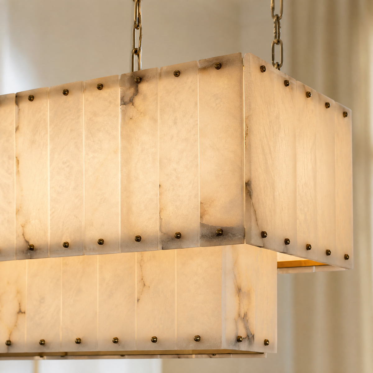 Vivian Modern Rectangular Dining Chandelier