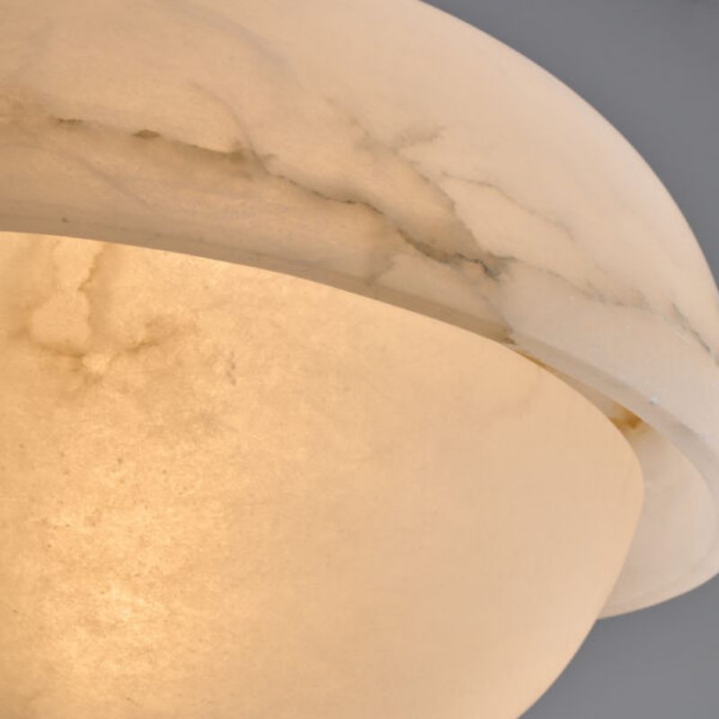 Volterra Alabaster LED Pendant Light 17”