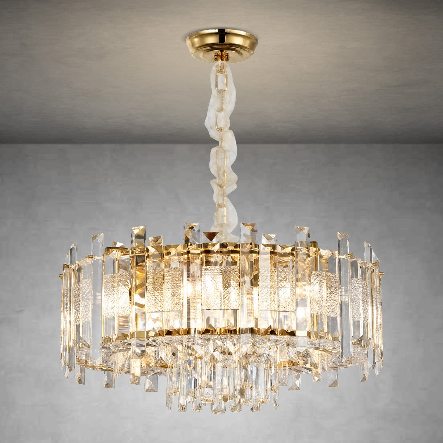 Voluta Crystal Chandelier