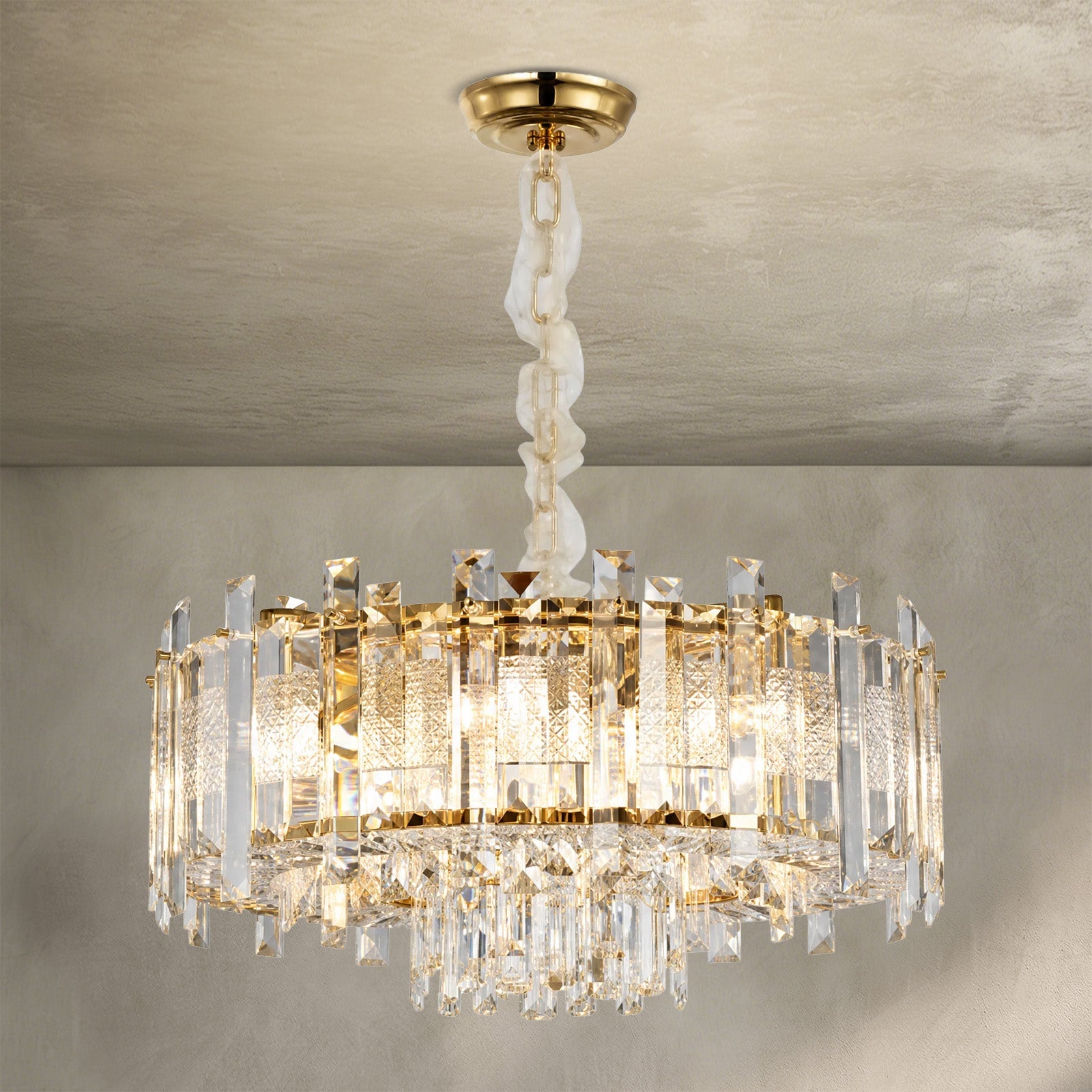 Voluta Crystal Chandelier