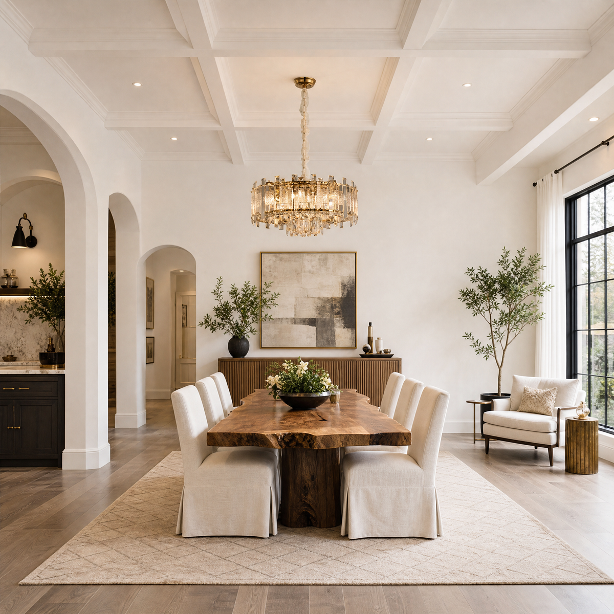 Voluta Crystal Chandelier