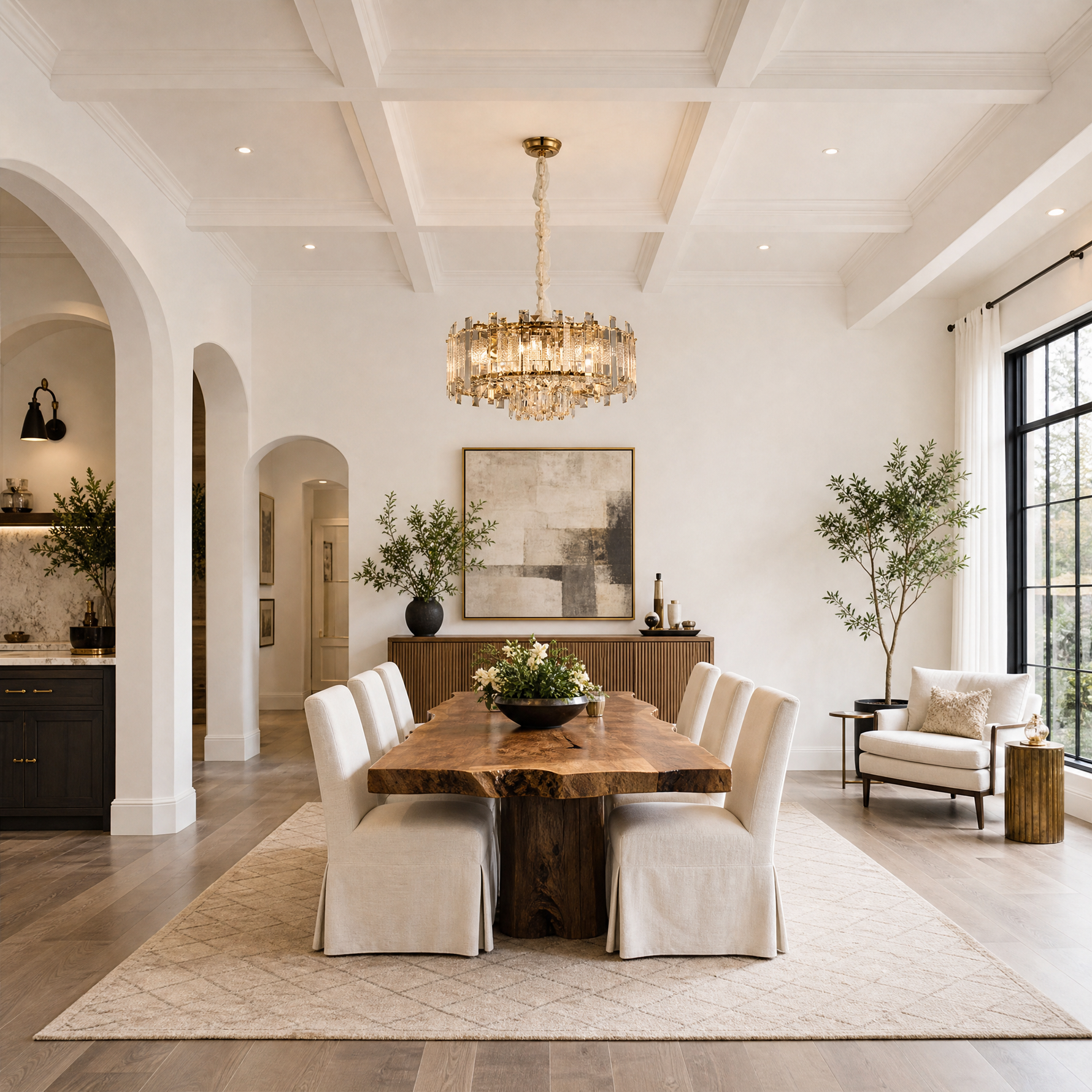 Voluta Crystal Chandelier