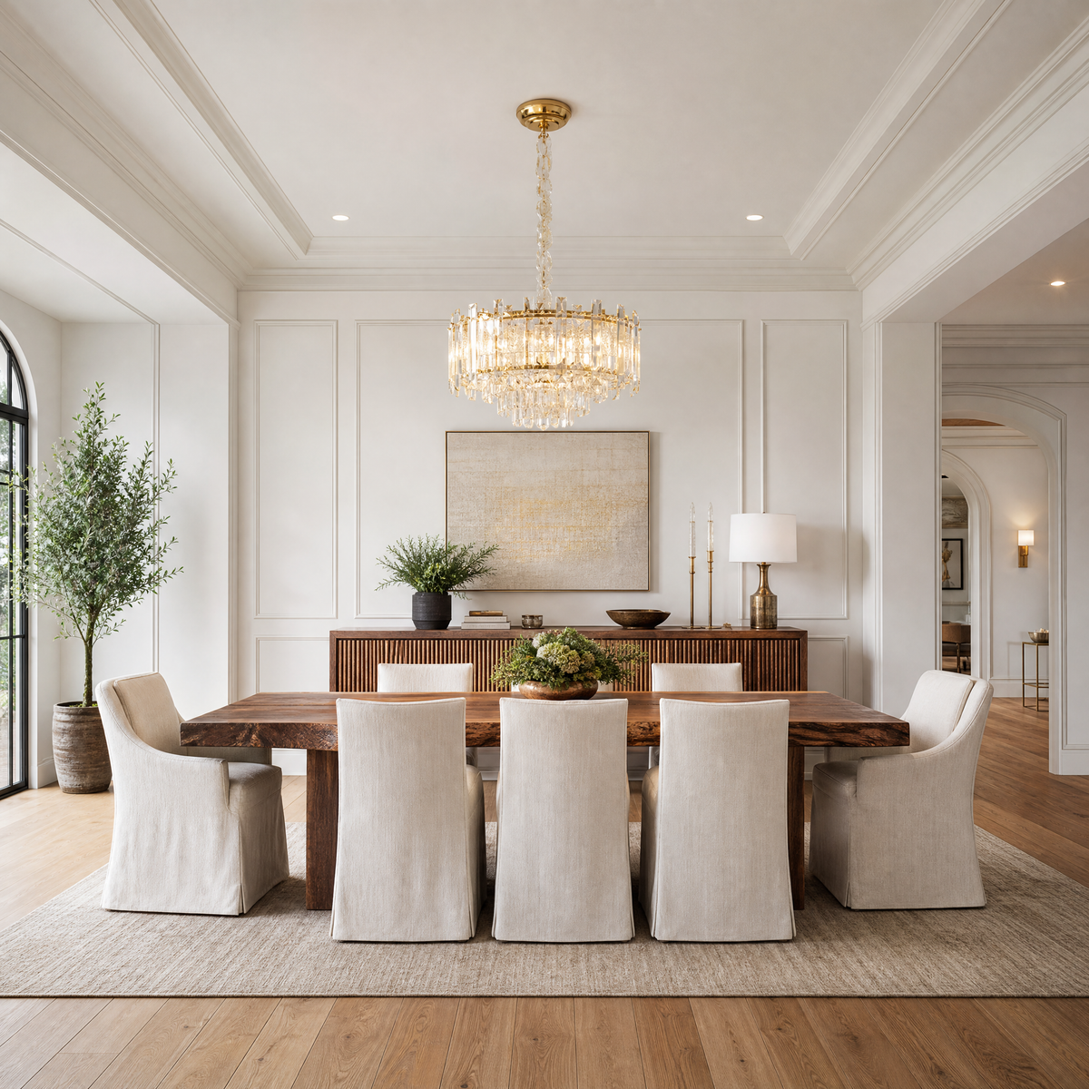 Voluta Crystal Chandelier