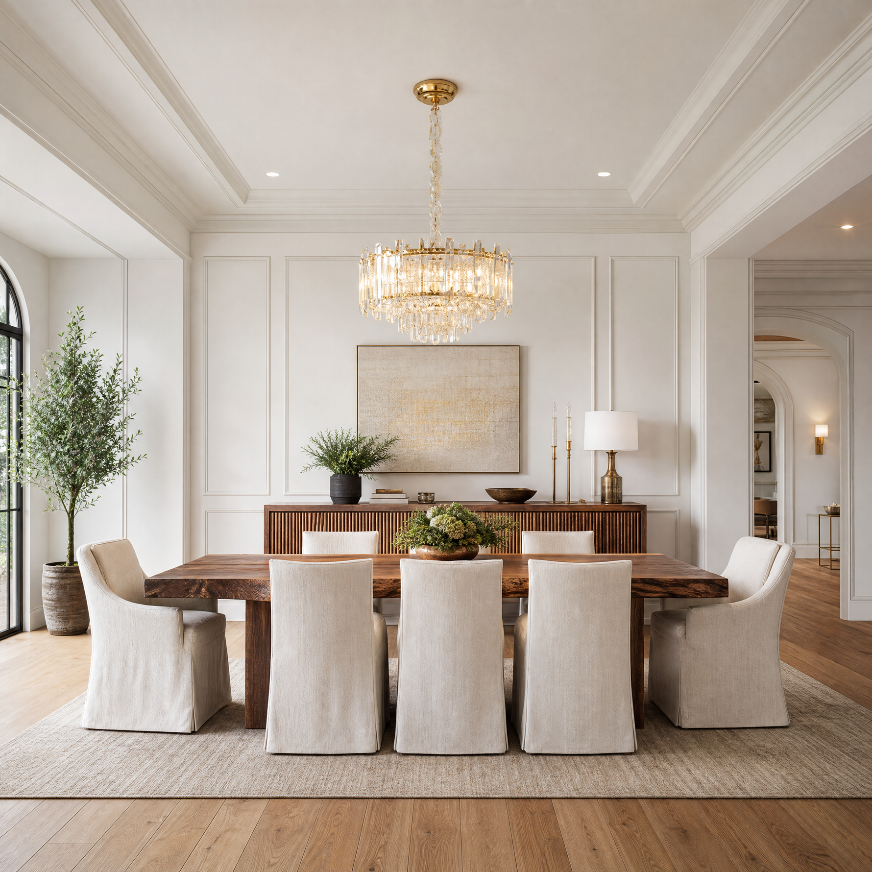 Voluta Crystal Chandelier