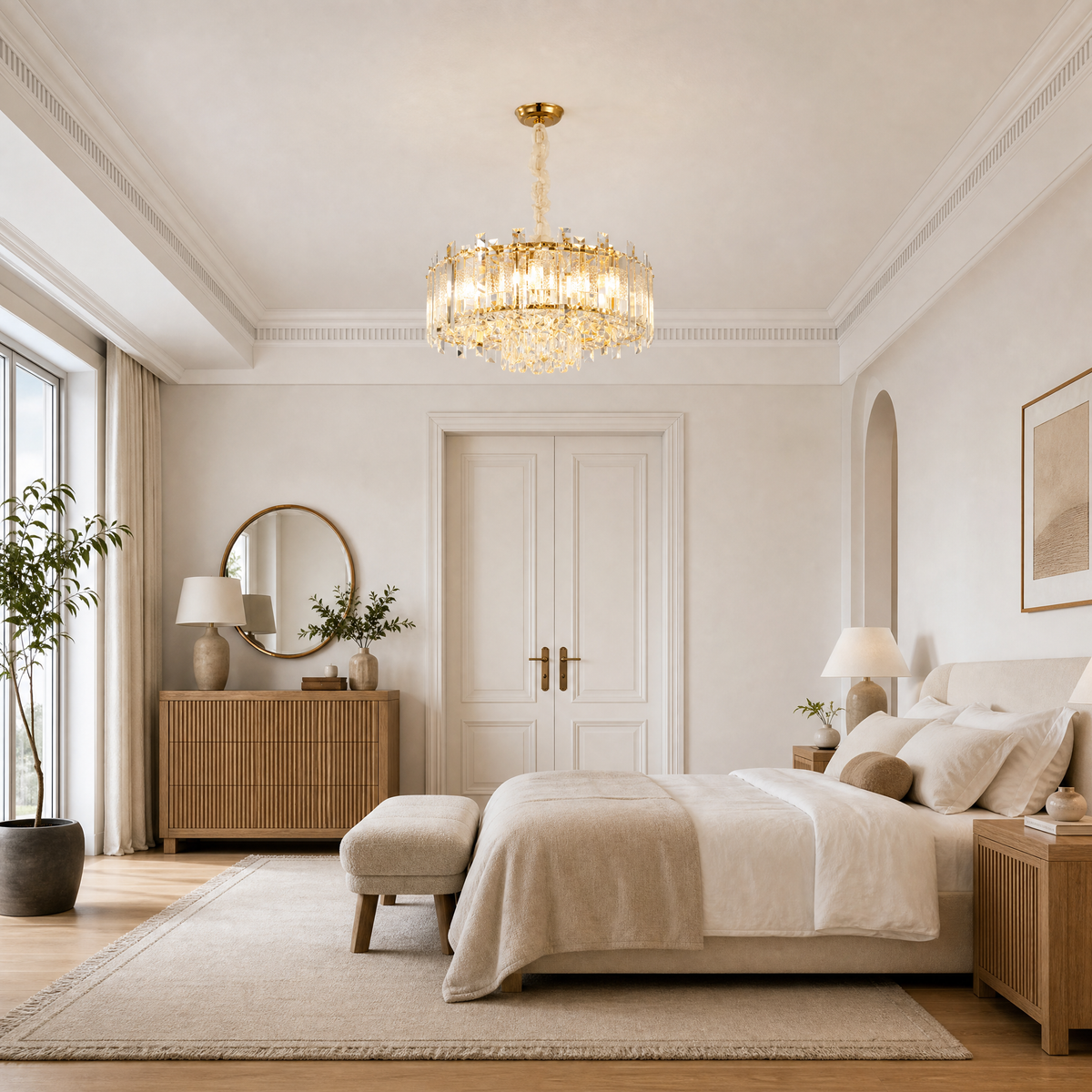 Voluta Crystal Chandelier