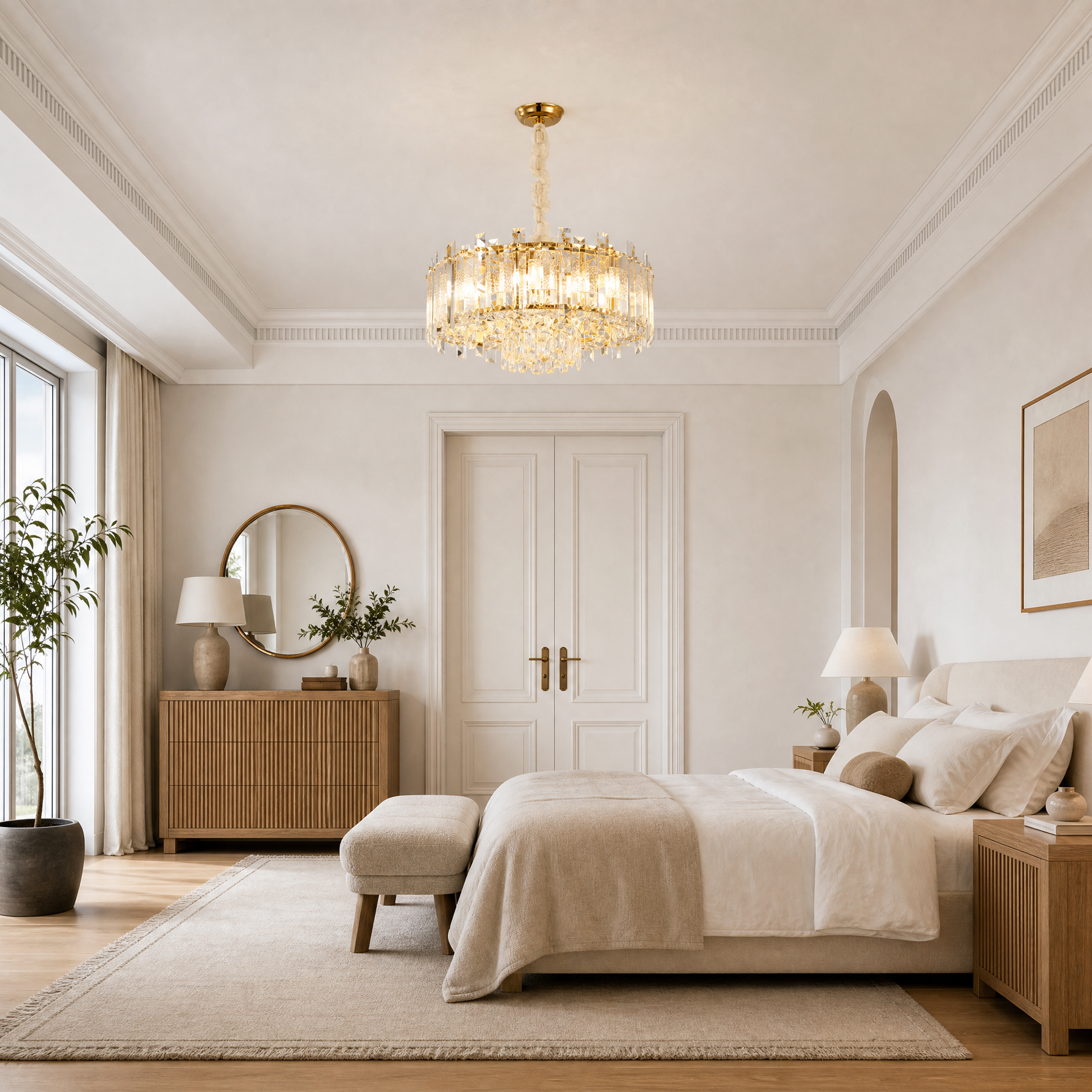 Voluta Crystal Chandelier