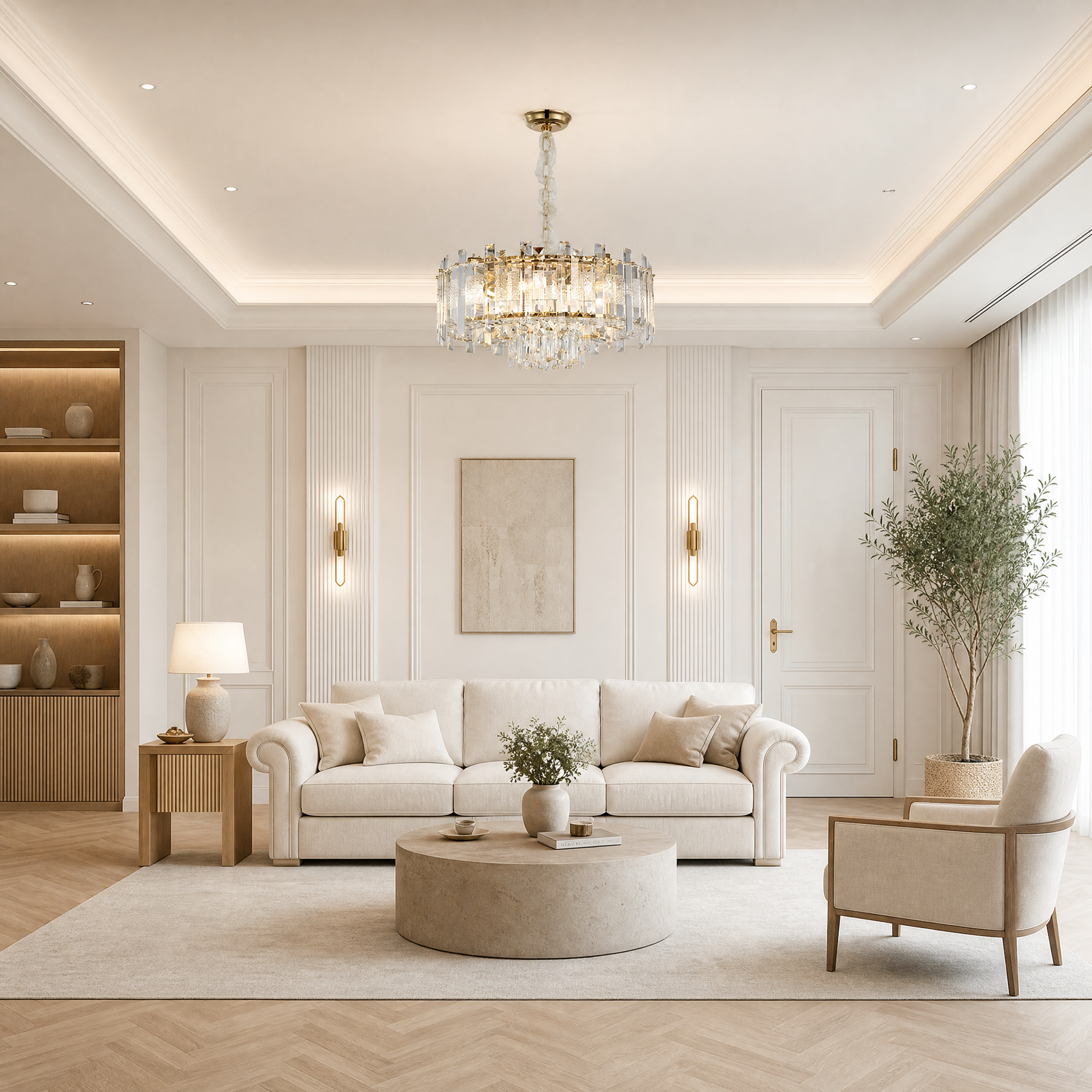 Voluta Crystal Chandelier