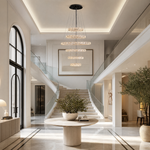 Vortice Crystal Trio Chandelier