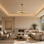 Votelle Modern Alabaster Ring Chandelier